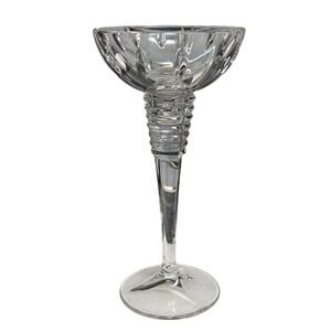 Marquis by Waterford Crystal Votive Candle Holder Pedestal Clear Etched